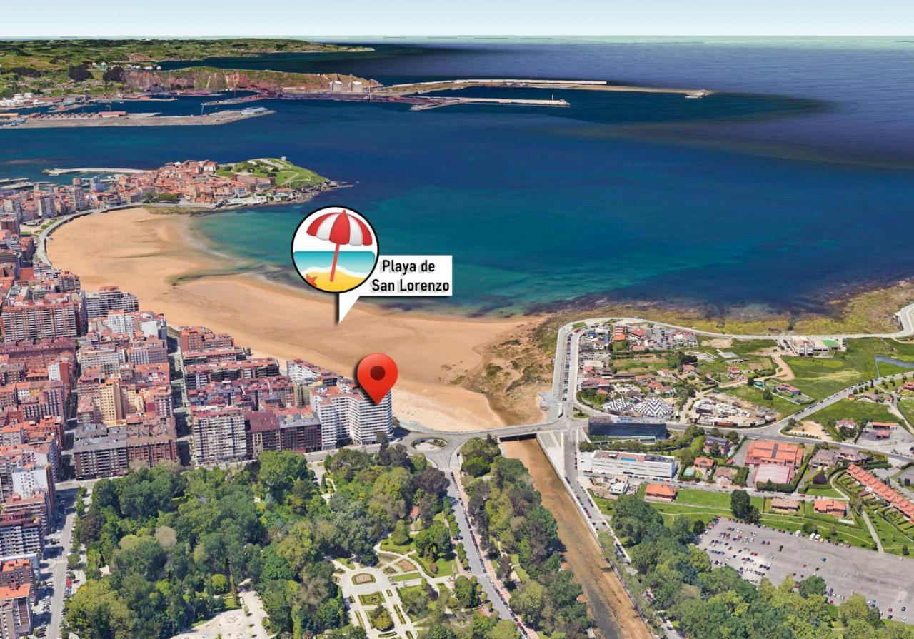 El Muro 22 - Piso En 1ª Linea De Playa 6pax - Vut-2640-as Apartment Gijón